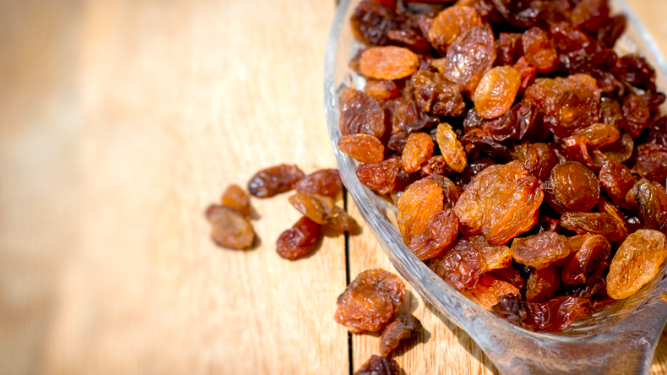 HEALTH BENEFITS OF RAISINS